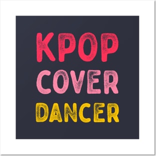 Kpop cover dancer retro typography Posters and Art